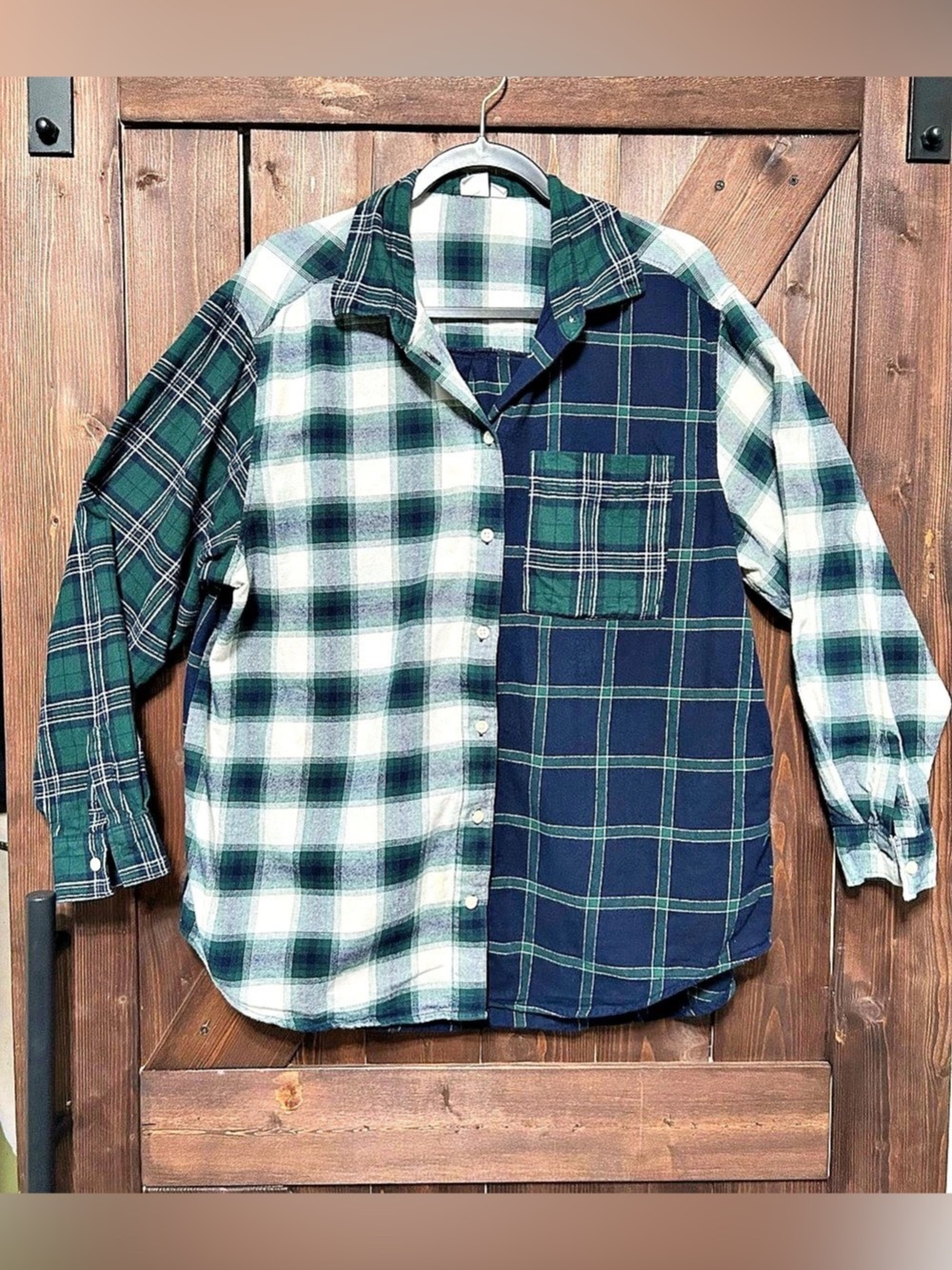 Gap Men's Plaid Cotton Shirt Size Large Like New